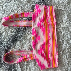 Aerie bandeau bikini top. Aztec print. Size small